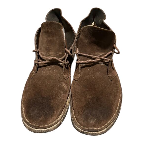Clarks Original Chukka Men\'s Size 12 M Brown Suede CasualCrepe Sole Boot Lace Up main image 8